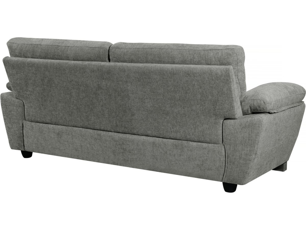 Stoffsofa „Dallas“ - 210 X 88 X 90 cm - 3-Sitzer - Grau