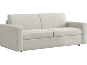 Express-Sofa mit Stoffbezug "Diana" - Liegefläche 140 cm - 3-Sitzer - Beige