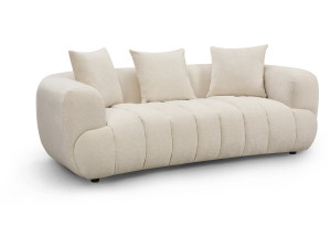 Gerades Sofa „La Fayette“ – 3-Sitzer – Beige
