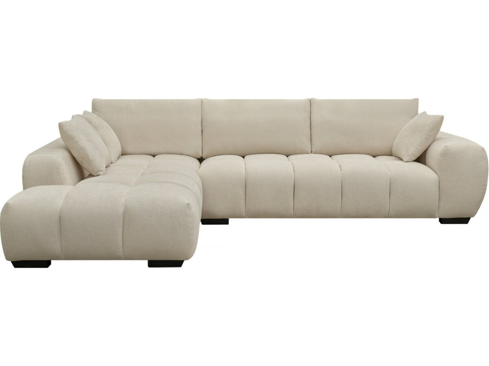 Ecksofa aus Stoff "Monceau" - 3-Sitzer - Beige