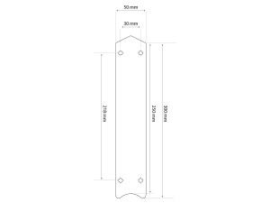 Eckabdeckung für Holzpool - 8er-Set 2