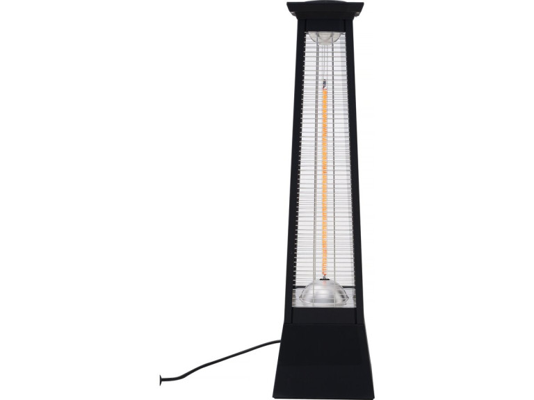 Elektrischer Heizstrahler aus Carbonfaser "Volcano" - 2000 W  - Schwarz