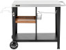 Grill-Beistellwagen "Gelia" 117 x 59 cm - Edelstahl - Schwarz