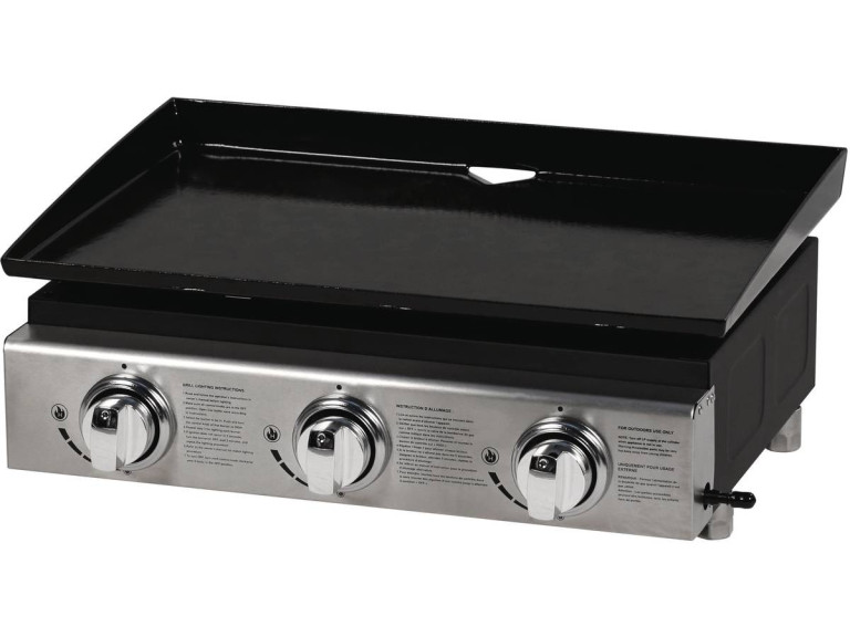 Plancha "Presto 3" - 3 Brenner - 7,5 kW - Grau