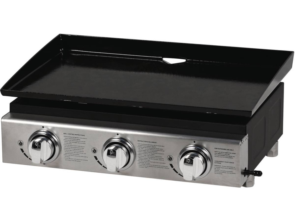 Plancha "Presto 3" - 3 Brenner - 7,5 kW - Grau