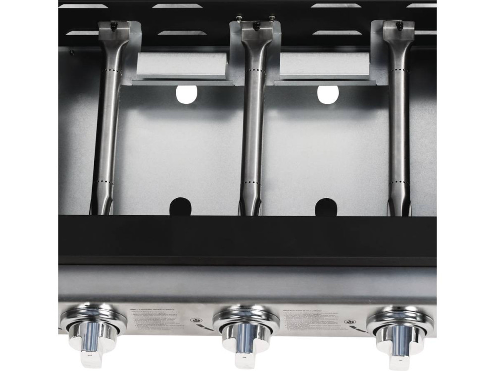 Plancha "Presto 3" - 3 Brenner - 7,5 kW - Grau