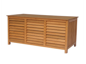 Gartenbox aus Holz "Macao" - 130 x 64 x 60 cm - Braun
