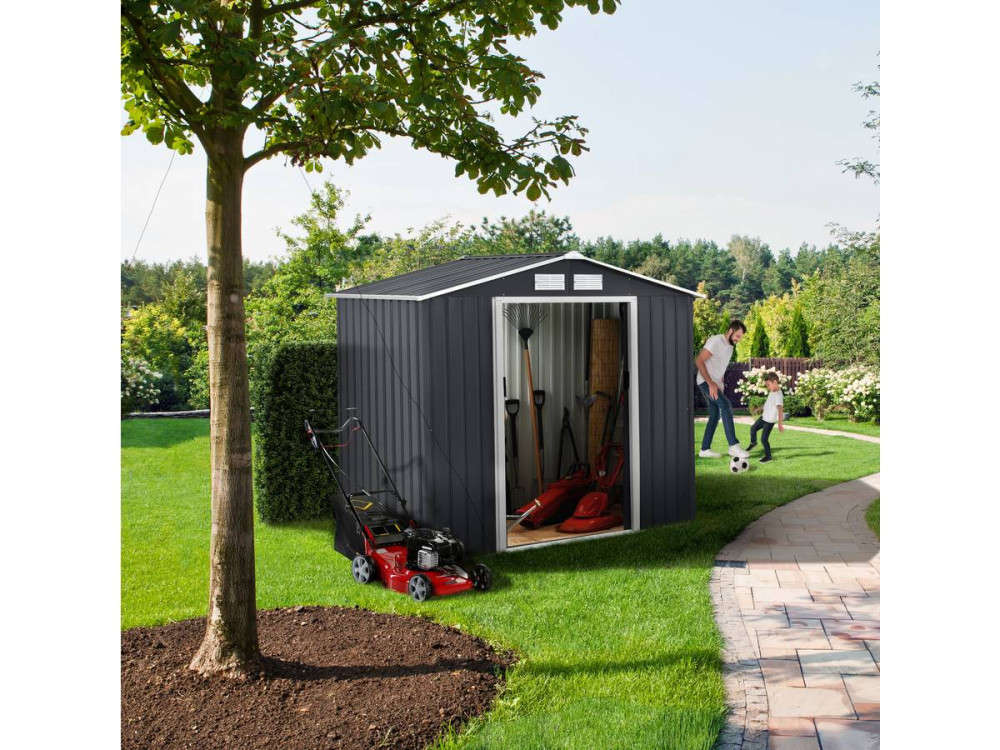 Gerätehaus aus Metall "Vegas" - 2,7 m² - Grau