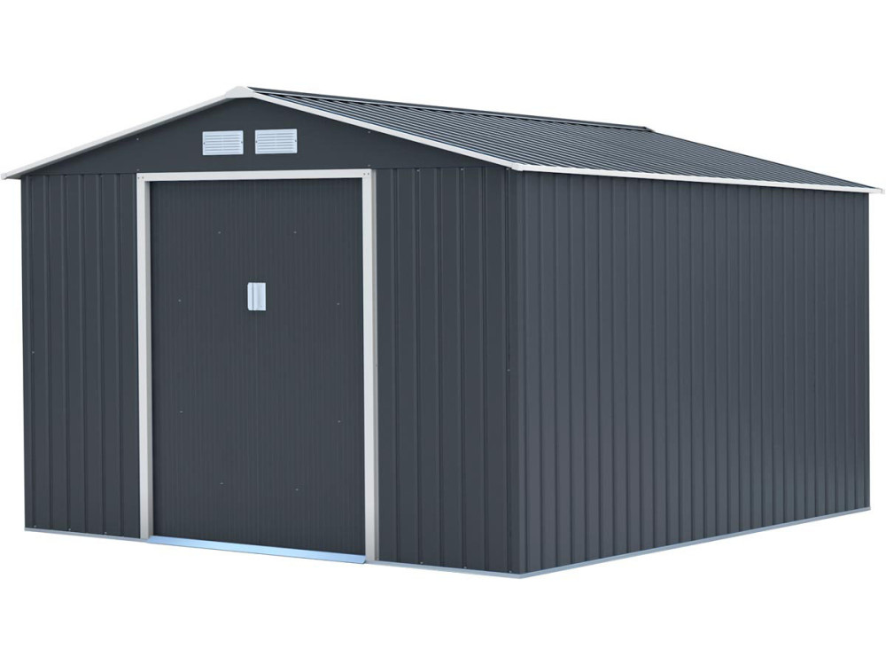 Gerätehaus aus Metall "Vegas" - 8,83 m² - Grau