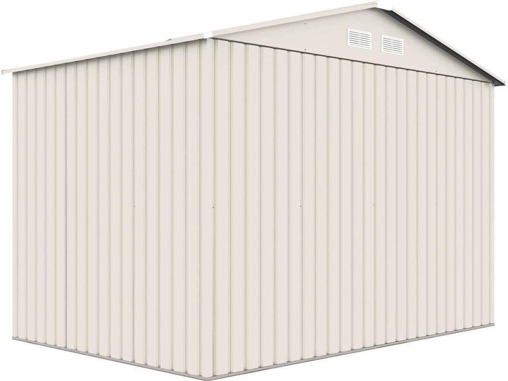 Gerätehaus aus Metall "Nebraska" - 5,29 m2 (4,83 m2 Bodenfläche) - Beige
