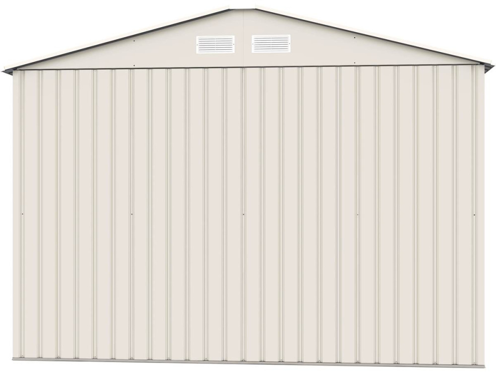 Gerätehaus aus Metall "Nebraska" - 5,29 m2 (4,83 m2 Bodenfläche) - Beige