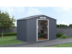 Metall-Gartenhaus "Vegas II" - 5,29 m² - Grau 2