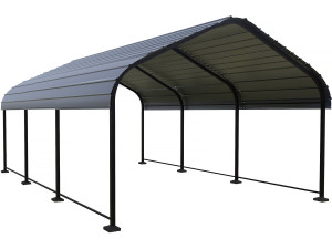 Carport Metallcarport "Phoenix" - 13,5 m² - Grau