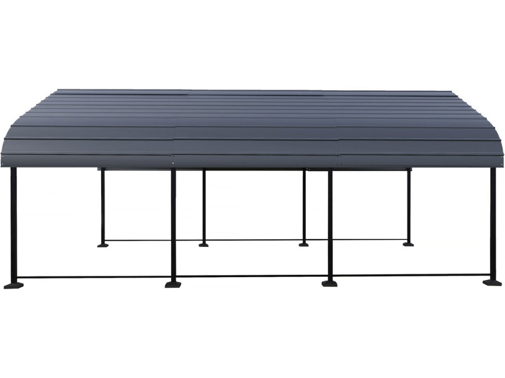 Carport Metallcarport "Phoenix" - 13,5 m² - Grau