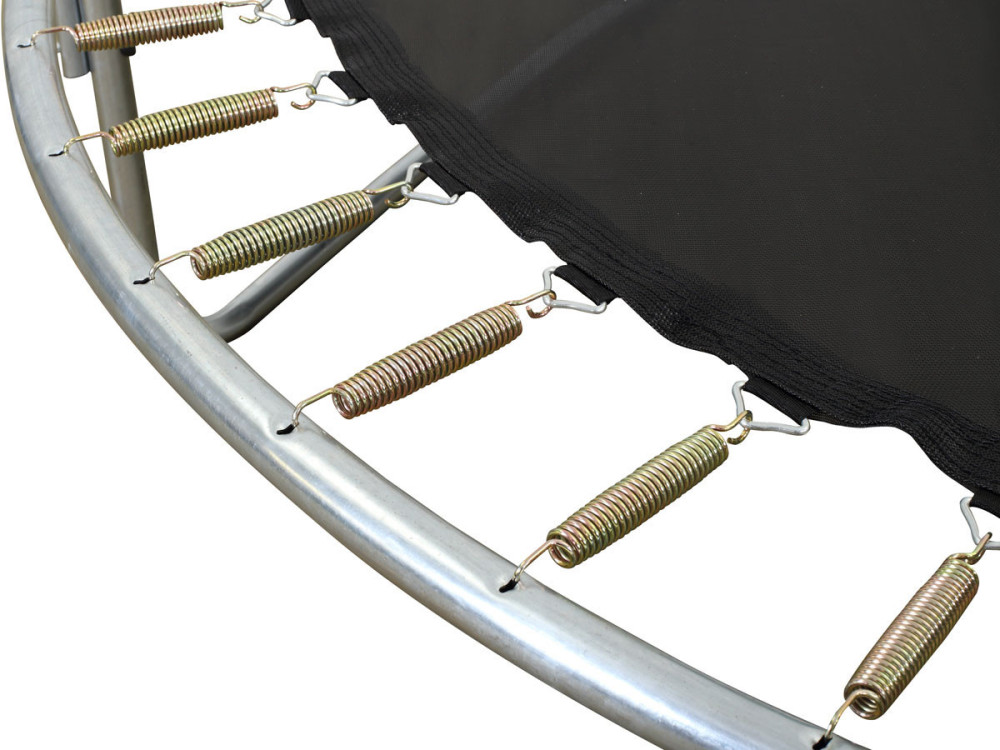 Trampolin "Yoopi" - Ø 1,8 m - mit Netz + Leiter + Abdeckung + Befestigungsset
