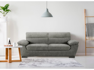 Stoffsofa „Dallas“ - 210 X 88 X 90 cm - 3-Sitzer - Grau 2