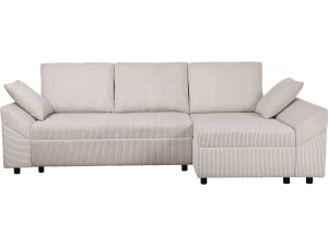 Ecksofa aus Cord "Vaugirard II" - 3-Sitzer - Beige
