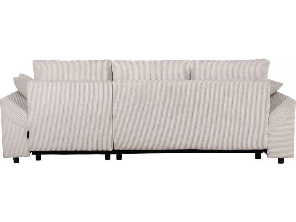 Ecksofa aus Cord "Vaugirard II" - 3-Sitzer - Beige