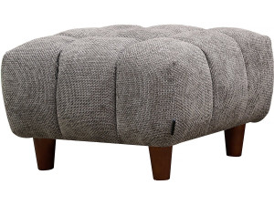 Hocker für Sofa "Matignon" - 70 x 70 x 46 cm - Grau