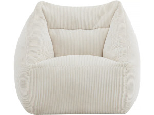 Cord-Hocker „Medellin“ – Beige – 85 x 85 x 72 cm