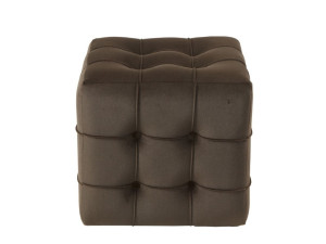 Sitzsack aus Samt "Lizbon" - 42 x 42 x 42 cm - Braun
