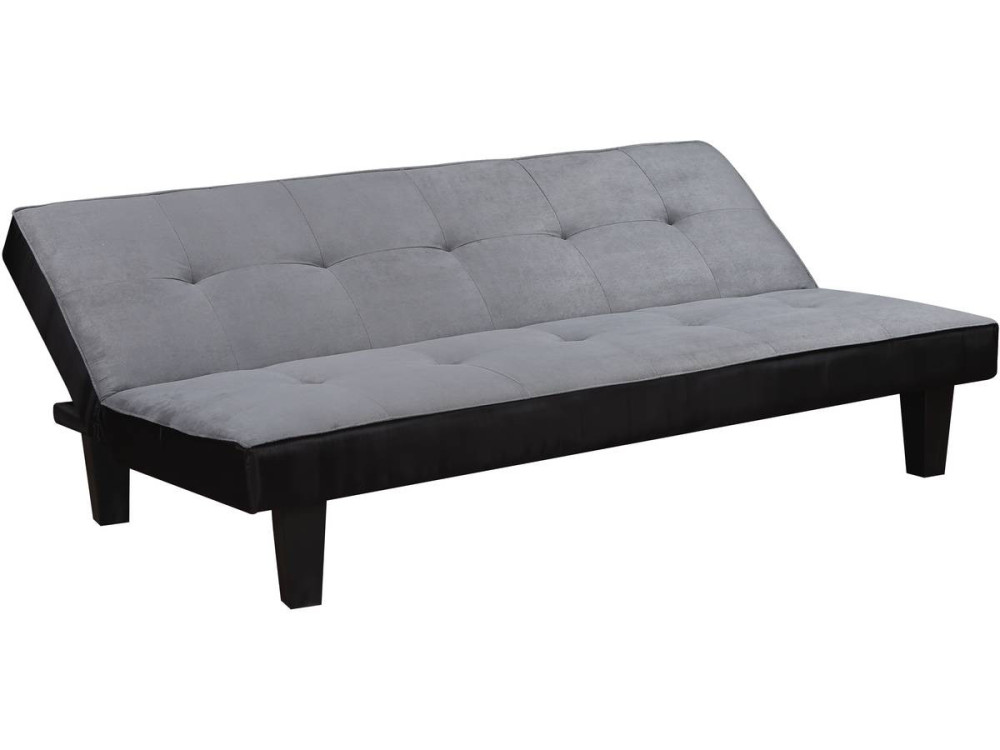 Schlafsofa John - 179 x 91 x 79 cm - 3 Plätze - Grau