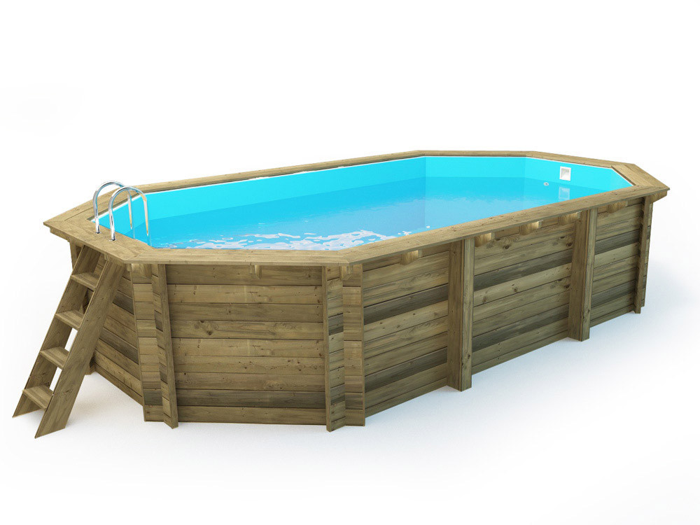 Holzpool "Palma 130" - 7,57 x 4,07 x 1,31 m