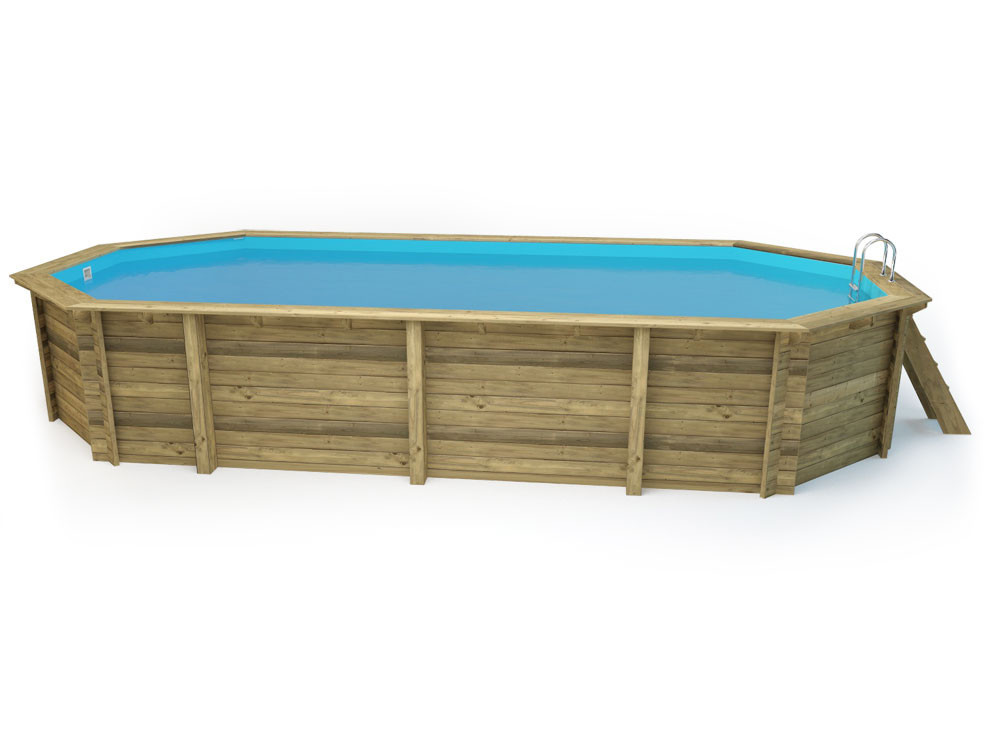 Holzpool "Ibiza 145" - 8,57 x 4,57 x 1,45 m