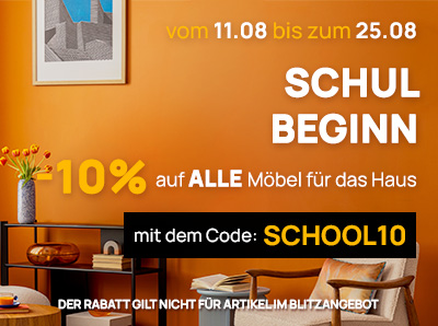 Sonderangebot zum Schulanfang 2026: günstige Möbel