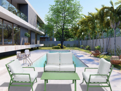 Wie baut man sich eine Gartenlounge aus Paletten?
